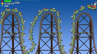 Hill Climb Racing  Kiddie Express in ROLLER COASTER 4668m WALKTHROUGH [upl. by Mahtal]