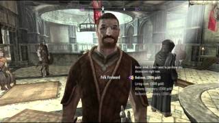 Skyrim How To Get A Free House and Furniture in Solitude [upl. by Ayar628]