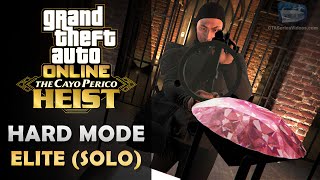 GTA Online The Cayo Perico Heist Finale in Hard Mode  Elite Challenge Solo [upl. by Ennyl]