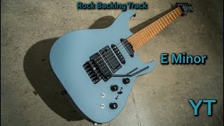 Heavy Rock Guitar Backing Track E Minor [upl. by Adnof]