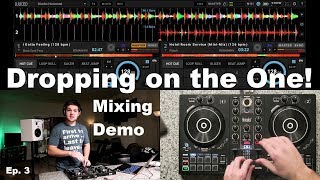 DJ Tutorial  Dropping on the One  How to mix  Transitions  Hercules DJ Control Inpulse 300 [upl. by Terrel]