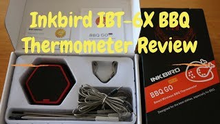 Inkbird IBT6X BBQ Thermometer  Setup amp Review [upl. by Arahd6]