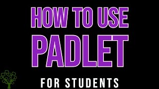 How to Use Padlet for Students The Basics [upl. by Eicats]