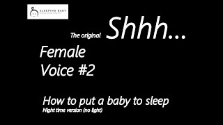 Relax baby  deep sleep  fast shushing sounds  female  Shh [upl. by Cherye48]