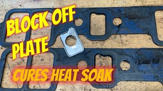 Cure Heat Soak  Intake Block Off Plate [upl. by Procto]