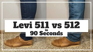 Levi 511 vs 512  Understanding the Difference [upl. by Acceb220]