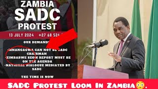 Hichilema Zambia Intensify SADC Protest 😳 [upl. by Oah]