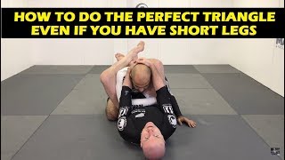 How To Do The Perfect Triangle Choke Even If You Have Short Legs by John Danaher [upl. by Assirrem]