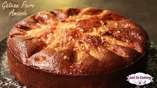 Recette de Gâteau Moelleux Poire Amande [upl. by Nallek]