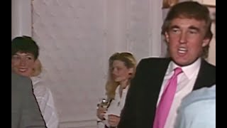 Trump fondling girls at MaraLago with Epstein Ghislaine Maxwell [upl. by Airun]