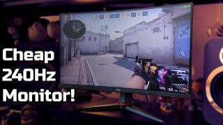 AOC C27G2ZU review A cheap 240Hz monitor [upl. by Liddle643]