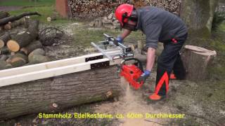 008 Kettensägewerk Chainsaw Mill Dolmar PS7910 mit Goodtool MS 261 [upl. by Mrots950]