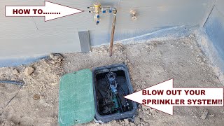 How to Blow Out a Sprinkler System [upl. by Nerfe513]