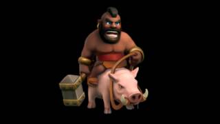 Clash Royale Hog Rider Sounds [upl. by Arahsal]