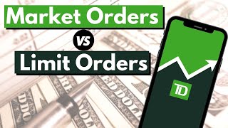 Limit Order vs Market Order  TD Ameritrade [upl. by Enrica]