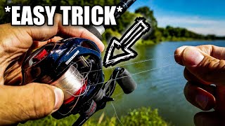 How to Remove a Backlash FAST BAITCASTER TIP [upl. by Akienom]