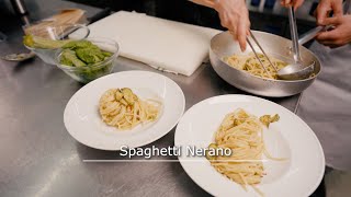 Spaghetti Nerano In Gragnano Italy [upl. by Satterlee]