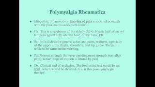 Polymyalgia Rheumatica  CRASH Medical Review Series [upl. by Rask468]