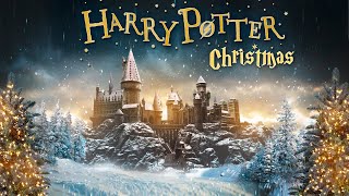 8 Hours Harry Potter Christmas 🎄 ASMR Ambience ⋄ Hogwarts The burrow and More 🎁✨ Cozy Winter Scenes [upl. by Latnahs]