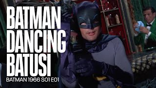 Batman gets drunk with an orange juice and dances the Batusi  Batman 1966 [upl. by Afirahs]