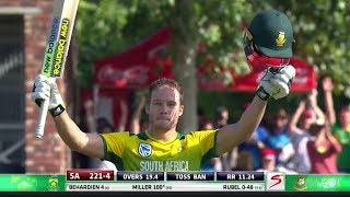 David Miller  Fastest T20 Century of all time vs Bangladesh [upl. by Tiram]