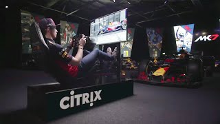 Citrix Virtual Lap Max Verstappen at the Monaco Grand Prix [upl. by Ihcelek]