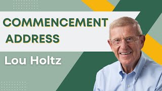 Lou Holtz  2015 Undergraduate Commencement Address  Franciscan University of Steubenville [upl. by Emelda]