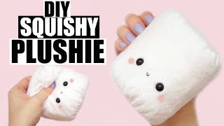 DIY SQUISHY PLUSHIE  Squishy amp Plushie in one [upl. by Enna]