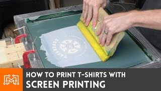 Screen Print Your Own Tshirts  HowTo  I Like To Make Stuff [upl. by Joli]