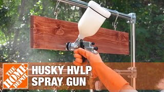 HVLP Paint Spray Gun  The Home Depot [upl. by Oivlis]