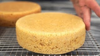 How to Get Flat Cake Layers [upl. by Lathe]