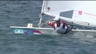 Tom Slingsby AUS Wins Mens Laser Sailing Gold  London 2012 Olympics [upl. by Macintosh]