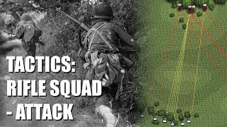 Tactics of the WWII US Army Infantry Rifle Squad – Attack [upl. by Eitnom]