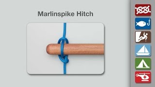 Marlinspike Hitch  How to Tie the Marlinspike Hitch [upl. by Adohr]