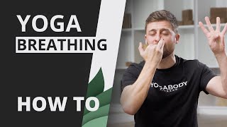 How to do Yoga Breathing alternate nostril [upl. by Pope215]