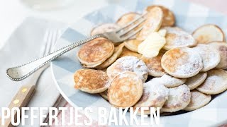 RECEPT Poffertjes bakken  OhMyFoodness [upl. by Greer]