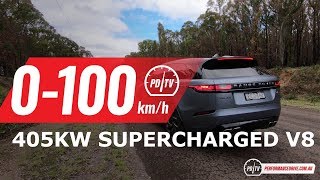 2020 Range Rover Velar SVAutobiography Dynamic V8 0100kmh amp engine sound [upl. by Pauwles292]