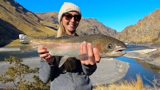 SteelHead Fishing on the SNAKE RIVER Idaho Breathtaking Trip [upl. by Hepza617]