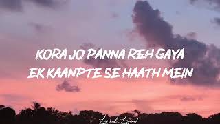 Zindagi kuch to bata lyrics [upl. by Frieder]