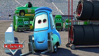 Every Guido Pitstop  Pixar Cars [upl. by Nylla]