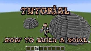 Minecraft Dome Tutorial [upl. by Faxen]