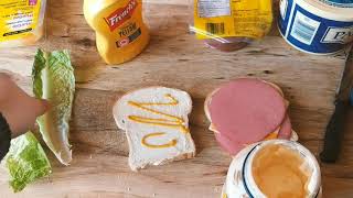 How To Make A Bologna Sandwich  The Sandwich Dad [upl. by Meurer629]