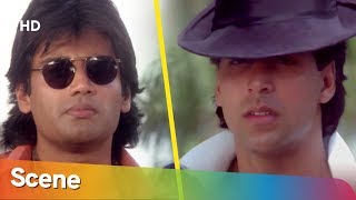 Akshay Kumar and Sunil Shetty Best Comedy Scenes  De Dana Dan Best Scenes [upl. by Drarig]