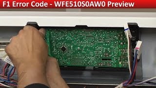 Whirlpool Stove  F1 Error Code  Oven Control Repair and Diagnostic [upl. by Hewet62]