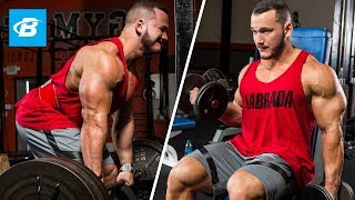 HighVolume Back amp Biceps Workout  Hunter Labrada [upl. by Netsoj]