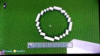 How to build a circle in Minecraft [upl. by Robillard]