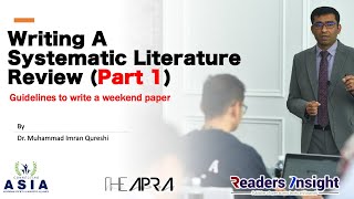 Writing A Systematic Literature Review [upl. by Aicertal]