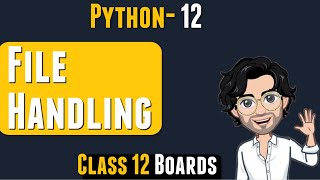 File Handling in Python  Class 12 Computer Science  Lecture 12 [upl. by Nyrmac94]