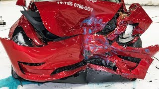 Tesla Model 3 Crash Test [upl. by Eardnoed365]