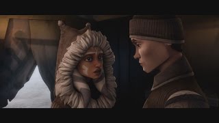 Star Wars The Clone Wars  Ahsoka Tano amp Lux Bonteri kiss 1080p [upl. by Fortuna191]